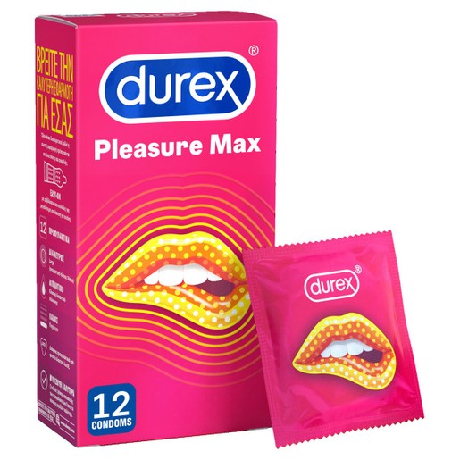 Durex Pleasure Max with Dots & Ribs 12 Τεμάχια Durex Pleasure Max with Dots & Ribs 12 Τεμάχια