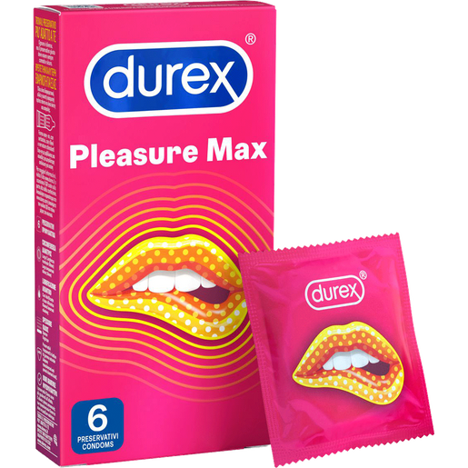 Durex Pleasuremax 6 Τεμάχια Durex Pleasuremax 6 Τεμάχια