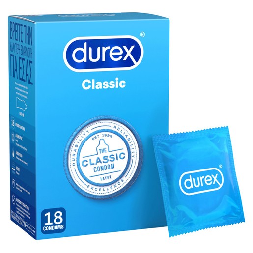 Durex Classic 18 Τεμάχια Durex Classic 18 Τεμάχια