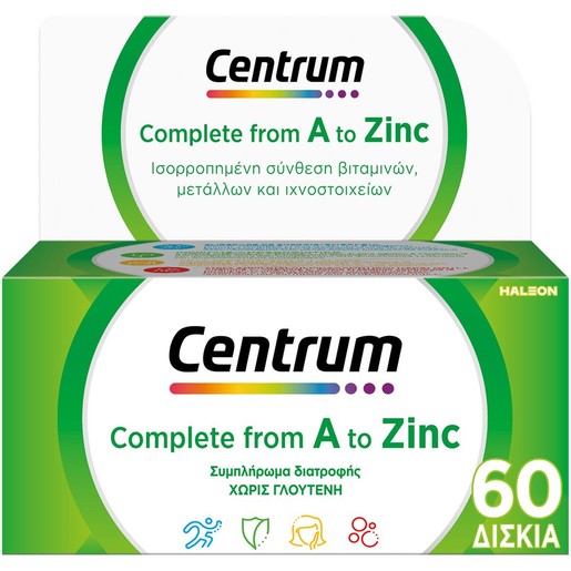 Centrum Complete A to Zinc 60tabs