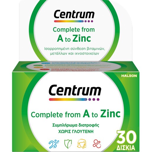 Centrum Complete A to Zinc 30tabs