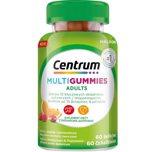 Centrum Adults MultiGummies Energy & Immune 60 Ζελεδάκια Centrum Adults MultiGummies Energy & Immune 60 Ζελεδάκια