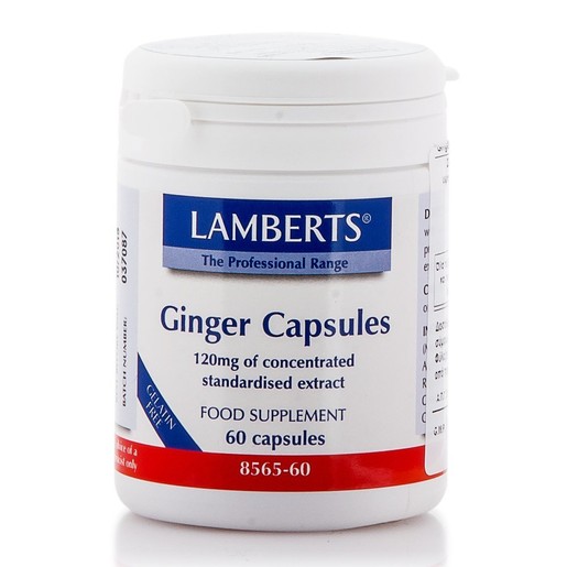 Lamberts Ginger Capsules 120mg 60caps