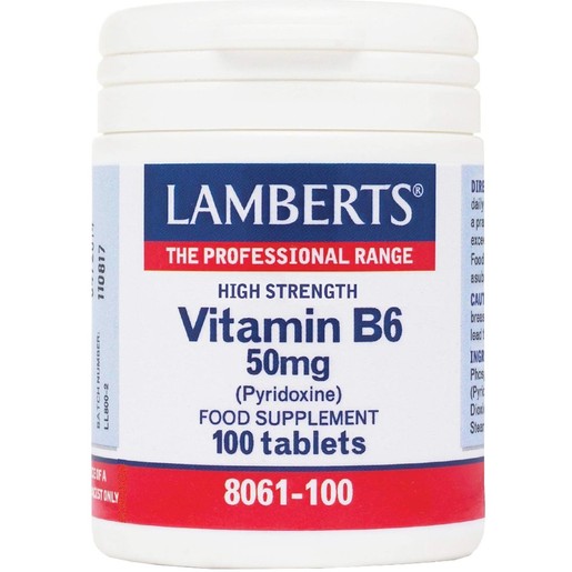 Lamberts Vitamin B6 50mg, 100tabs