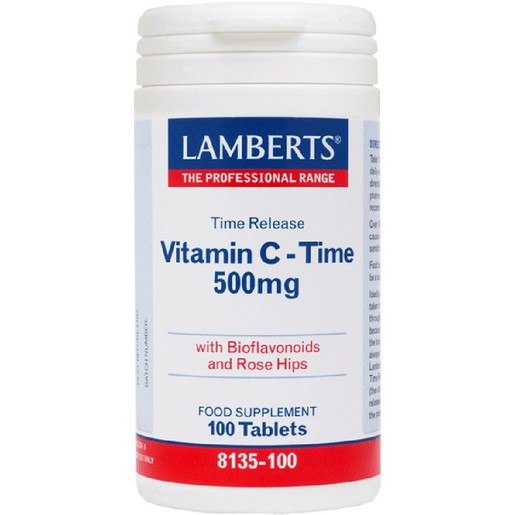 Lamberts Vitamin C Time Release 500mg, 100tabs