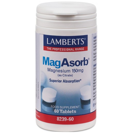 Lamberts MagAsorb Magnesium 150mg Lamberts MagAsorb Magnesium 150mg