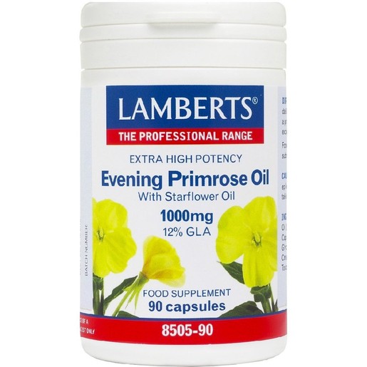 Lamberts Evening Primrose & Starflower Oil 1000mg, 90caps