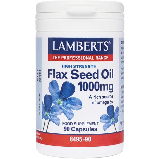 Lamberts Flax Seed Oil 1000mg, 90caps