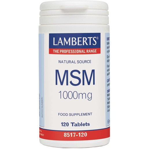 Lamberts MSM 1000mg, 120 tabs