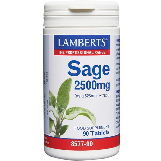 Lamberts Sage 2500mg 90tabs