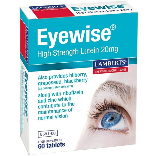 Lamberts Eyewise High Strength Lutein 20mg, 60tabs