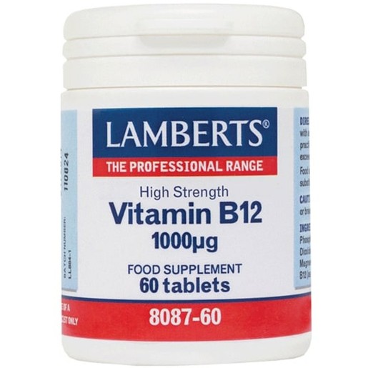 Lamberts Βιταμίνη B12 1000μg, 60tabs