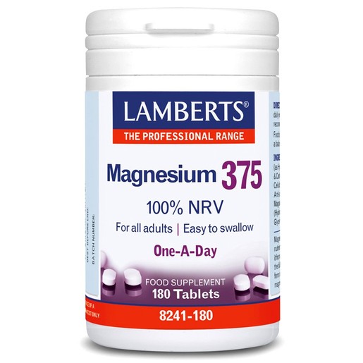 Lamberts Magnesium 375 100% NRV One a Day 180tabs Lamberts Magnesium 375 100% NRV One a Day 180tabs