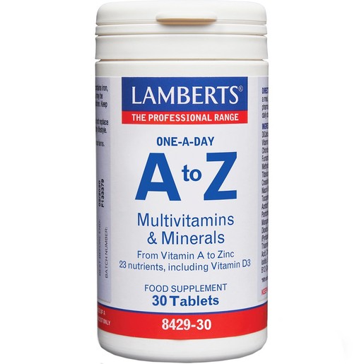 Lamberts A to Z Multivitamin & Minerals 30tabs