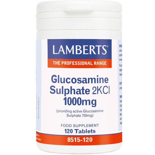 Lamberts Glucosamine Sulphate 2KCI 1000mg, 120tabs