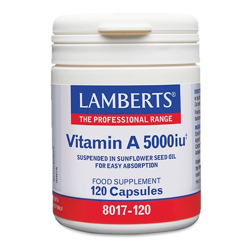 Lamberts Vitamin A 5000iu 120caps Lamberts Vitamin A 5000iu 120caps