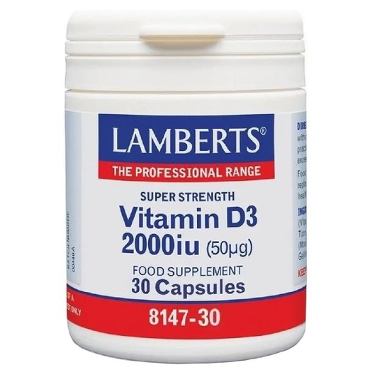 Lamberts Vitamin D3 2000iu, 30caps