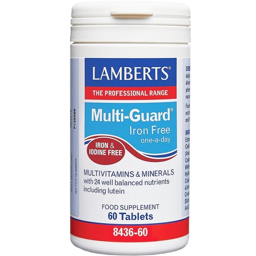 Lamberts Multi-Guard Iron & Iodine Free 60tabs