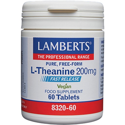 Lamberts L-Theanine Fast Release 200mg, 60tabs