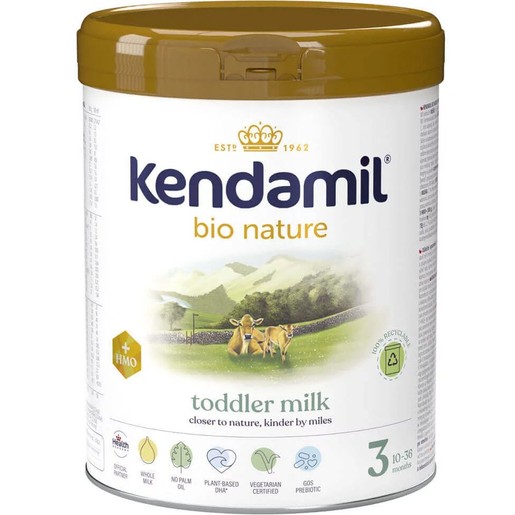 Kendamil Bio Nature Toddler Milk 3, 10-36m + HMO 800g