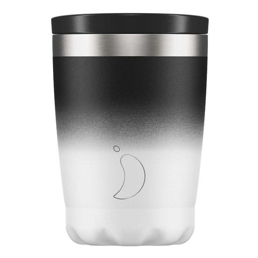 Chilly\'s Coffee Cup Gradient Edition Monochrome Ανοξείδωτη Κούπα για Ροφήματα 340ml