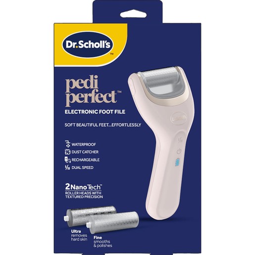 Scholl Pedi Perfect Recharge NanoTech Electronic Foot File 1 Τεμάχιο