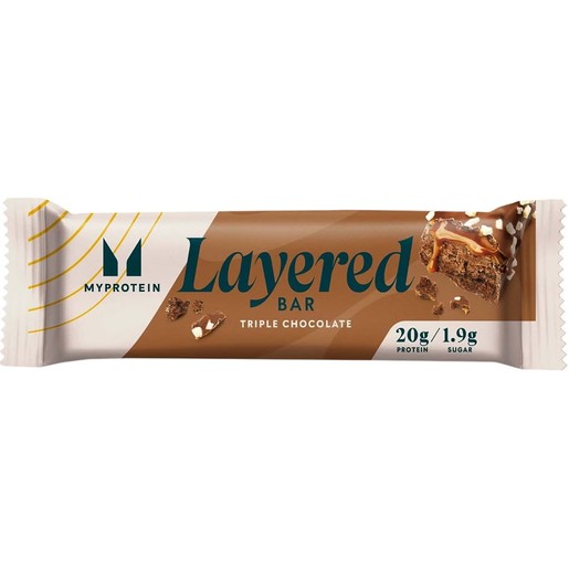 My Protein Layered Bar 60g 1 Τεμάχιο - Triple Chocolate