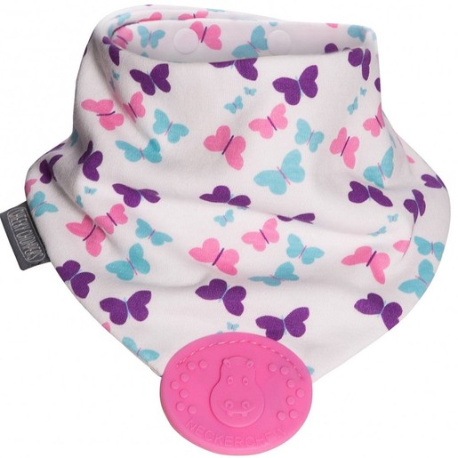 Cheeky Chompers Neckerchew Theething Bib 2m+ , Κωδ 88189 - Butterfly World 1 Τεμάχιo