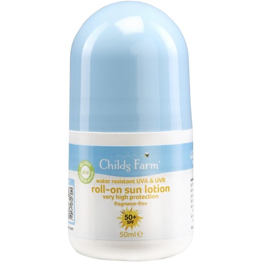 Childs Farm Water Resistant Roll-On Sun Lotion Spf50+, 50ml