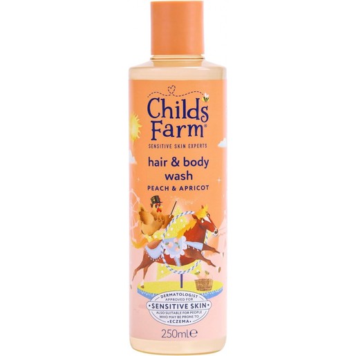 Childs Farm Peach & Apricot Hair & Body Wash 250ml