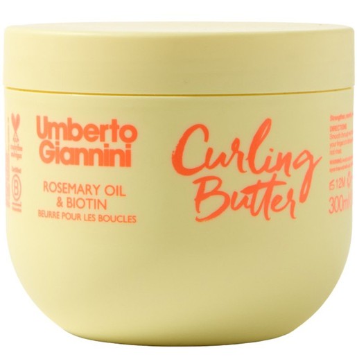 Umberto Giannini Strong Curls Rosemary Oil & Biotin Curling Hair Butter 300ml