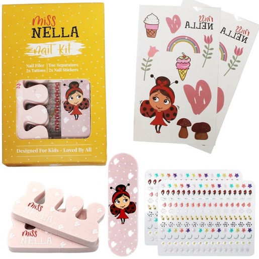 Miss Nella Nail & Accessories Kit 1 Τεμάχιο