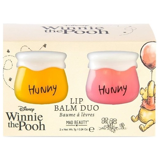 Mad Beauty Winnie the Pooh Lip Balm Duo Κωδ 99166, 2x7g