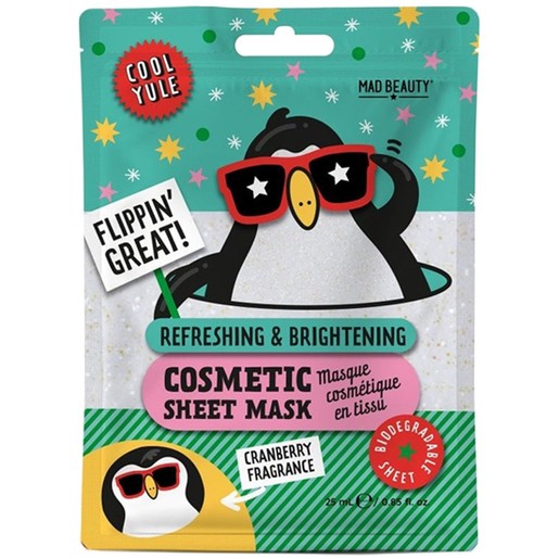 Mad Beauty Cool Yule Penguin Sheet Mask 25ml