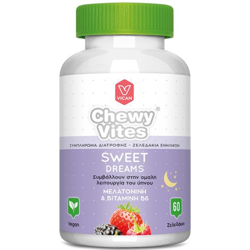 Chewy Vites Adults Sweet Dreams with Melatonin 60 Ζελεδάκια