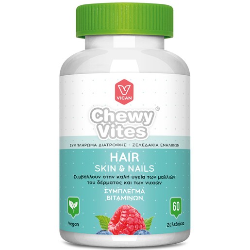 Chewy Vites Adults Hair Skin & Nails 60 Ζελεδάκια Chewy Vites Adults Hair Skin & Nails 60 Ζελεδάκια