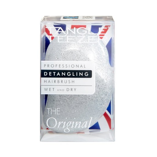 Tangle Teezer The Original Silver Glitter/White Ειδικά Σχεδιασμένη Βούρτσα για να Ξεμπλέκει με Ευκολία τα Μαλλιά 1 τεμάχιο Tangle Teezer The Original Silver Glitter/White Ειδικά Σχεδιασμένη Βούρτσα για να Ξεμπλέκει με Ευκολία τα Μαλλιά 1 τεμάχιο