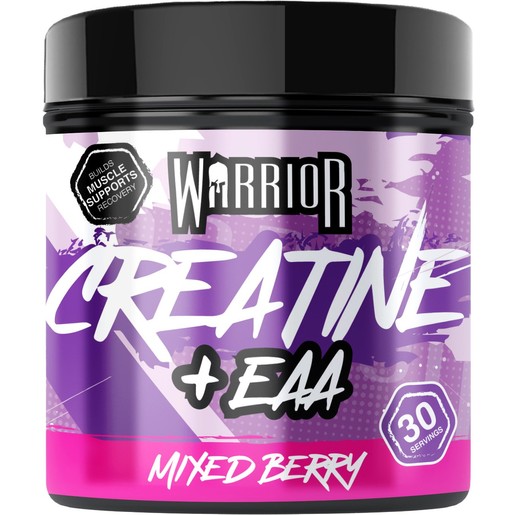 Warrior Creatine Plus EAA Powder 270g - Mixed Berry Flavour