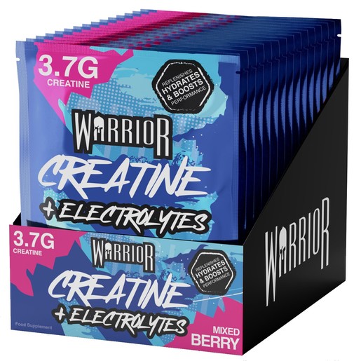 Warrior Creatine Plus Electrolytes 15sachets x 9g - Mixed Berry Flavor