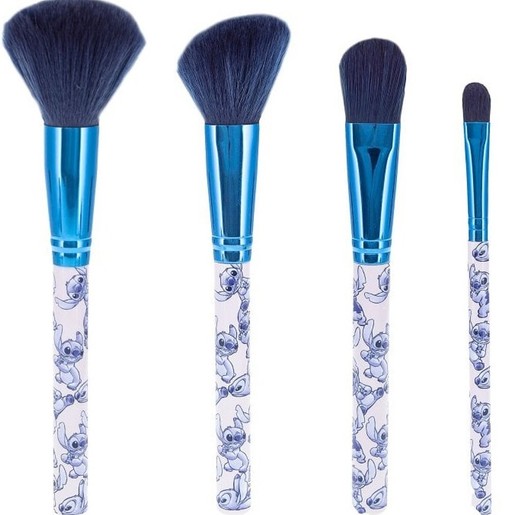 Mad Beauty Disney Stitch Cosmetic Brush Set Κωδ 99645, 4 Τεμάχια
