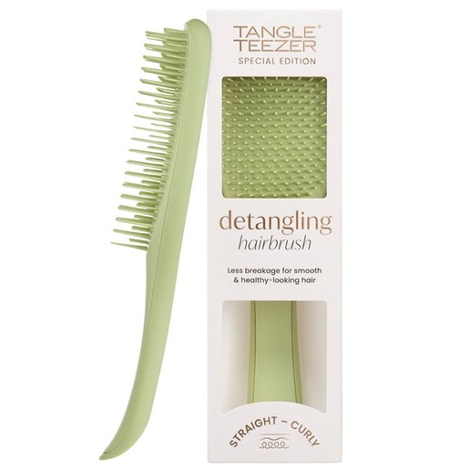 Tangle Teezer Special Edition The Ultimate Detangler Straight & Curly Hairbrush 1 Τεμάχιο - Olive Green