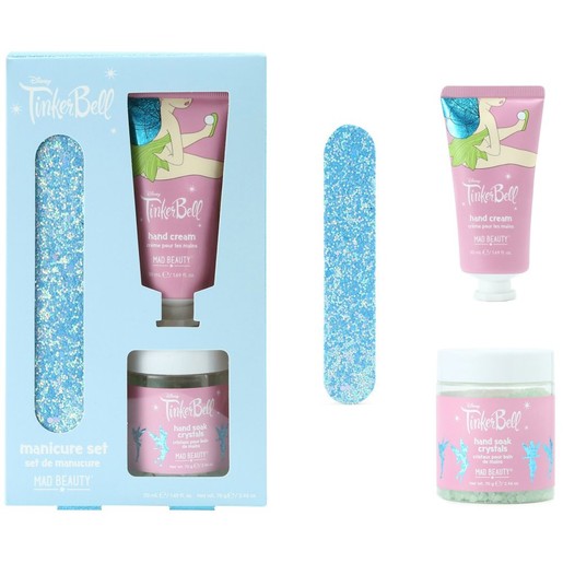 Mad Beauty Promo TinkerBell Hand Cream 50ml & Hand Soak Crystals 70g & Nail File 1 Τεμάχιο