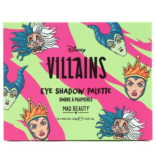 Mad Beauty Wicked Villains Eyeshadow Palette 1 Τεμάχιο