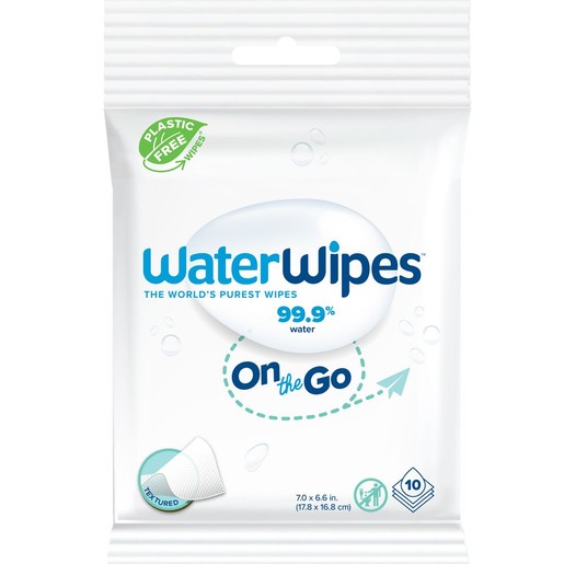 WaterWipes 99.9% Water On the Go Wipes 10 Τεμάχια WaterWipes 99.9% Water On the Go Wipes 10 Τεμάχια