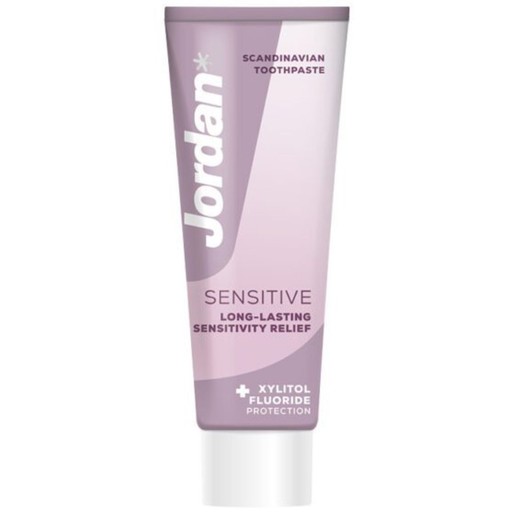 Jordan Sensitive Long-Lasting Relief Xylitol & Fluoride Protection Toothpaste 75ml
