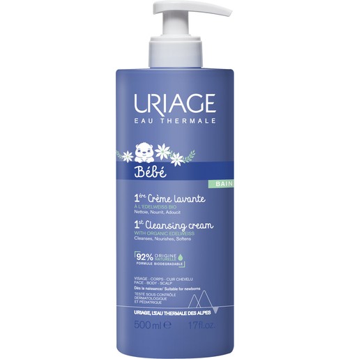Uriage Eau Thermale Bebe 1st Cleansing Cream 500ml