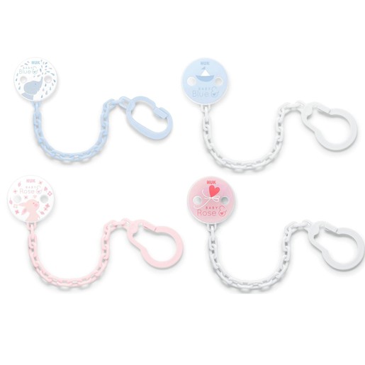 NUK Baby Rose & Blue Αλυσίδα Πιπίλας Για Το Ασφαλές Κρέμασμα Της Πιπίλας NUK Baby Rose & Blue Αλυσίδα Πιπίλας Για Το Ασφαλές Κρέμασμα Της Πιπίλας