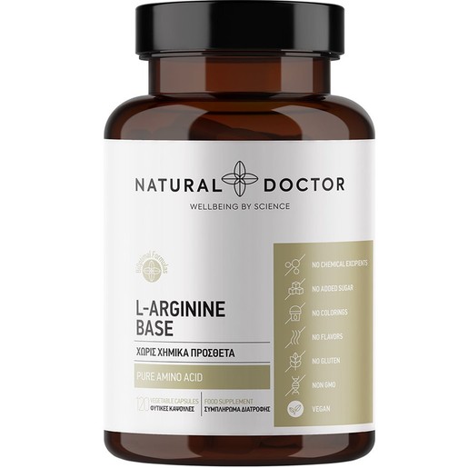 Natural Doctor L-Arginine Base 120veg.caps