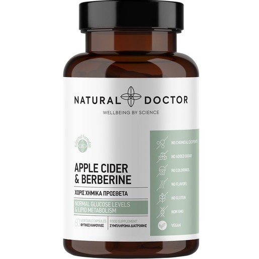 Natrual Doctor Apple Cider Vinegar & Berberine 60veg.caps