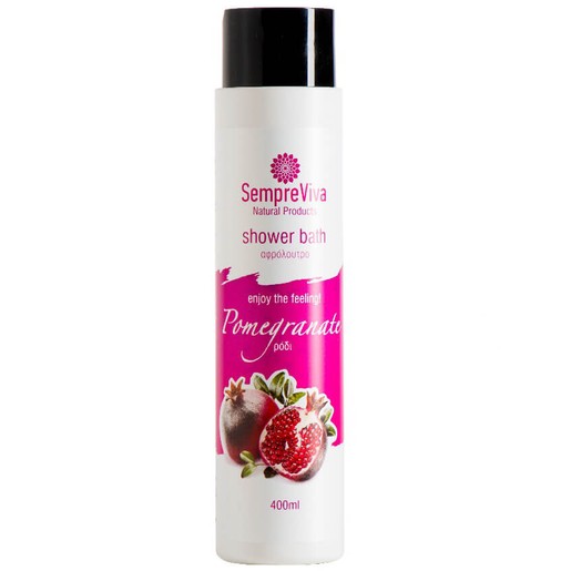 SempreViva Shower Bath Pomegranate, Αφρόλουτρο Ρόδι 400ml SempreViva Shower Bath Pomegranate, Αφρόλουτρο Ρόδι 400ml